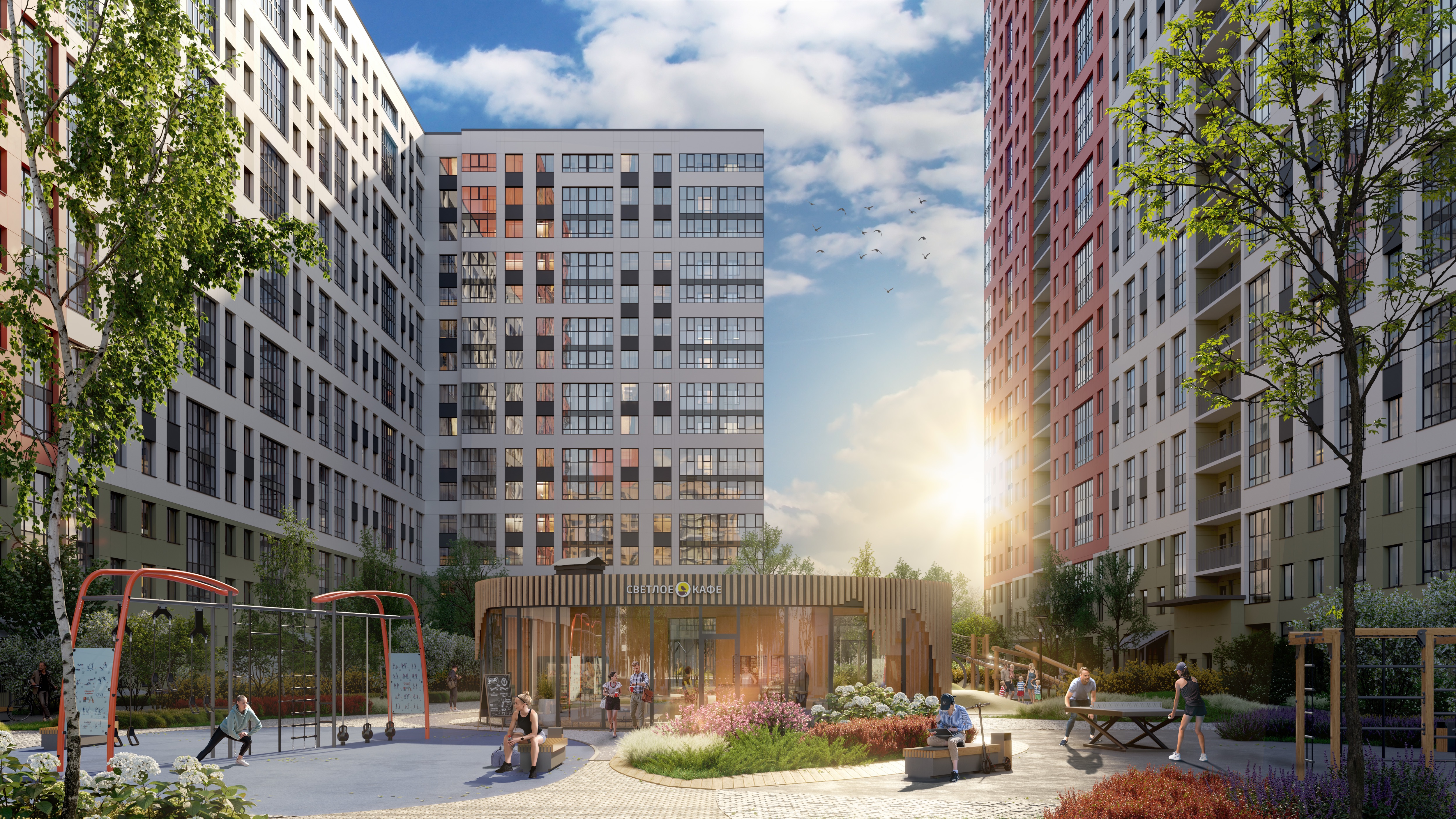 Виды жилого комплекса «Светлый мир «Станция «Л»…» Виды жилого комплекса «Светлый мир «Станция «Л»…»