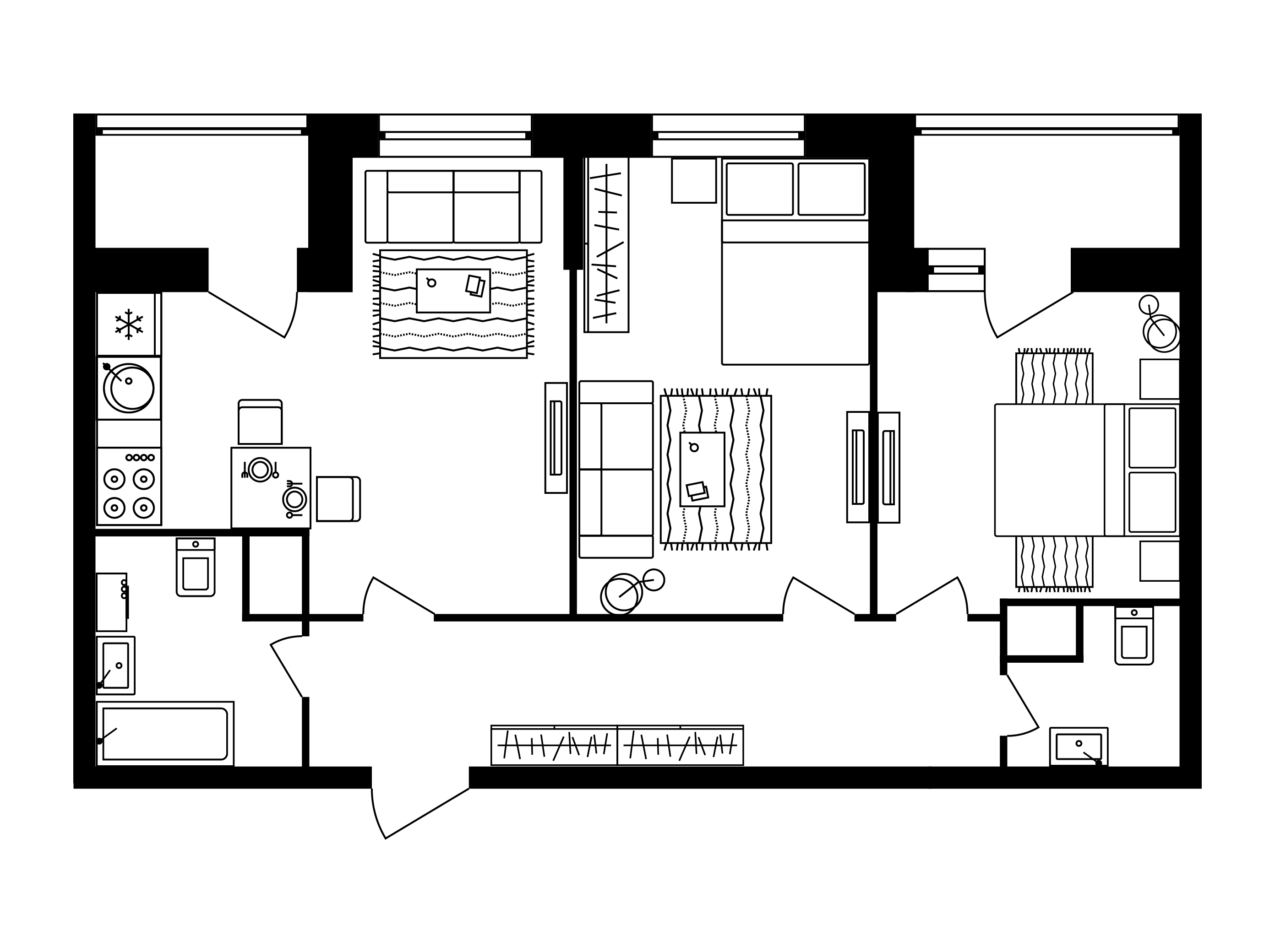 Трехкомнатные (евро) Трехкомнатные (евро)